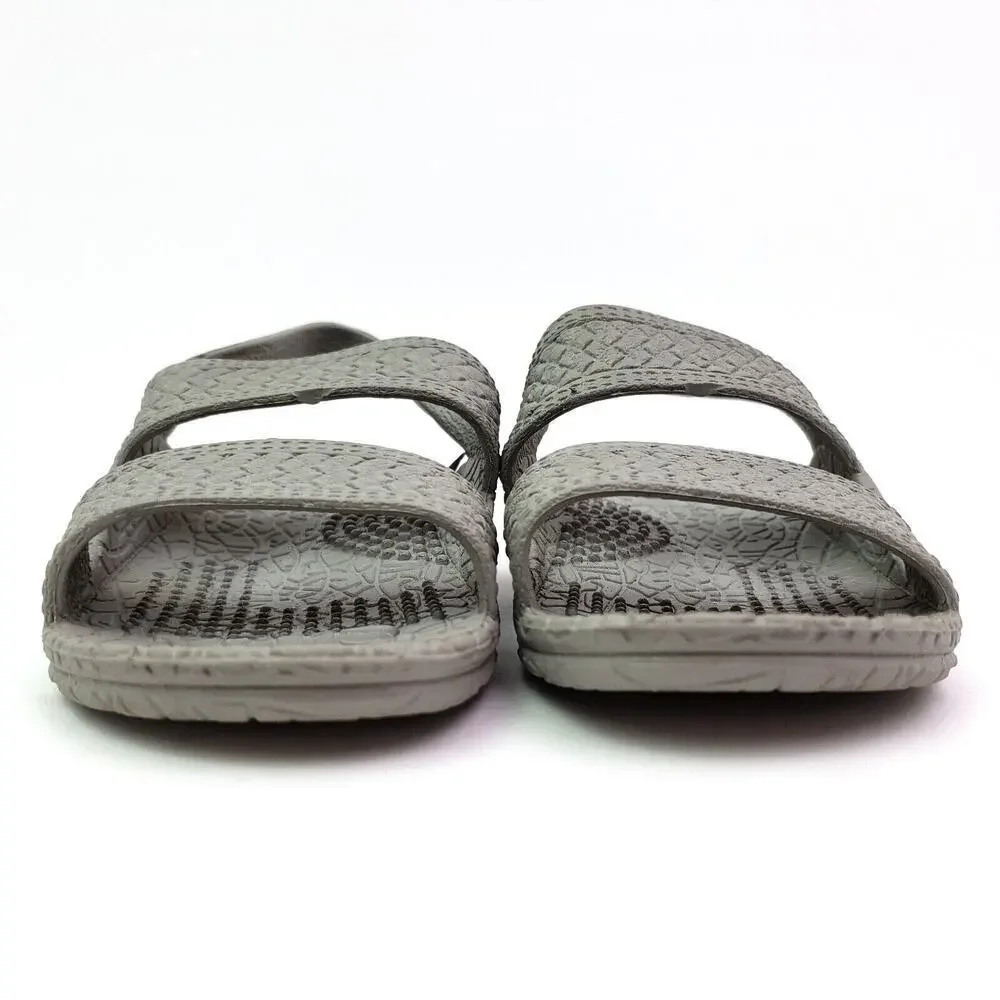 Hawaii J-Slips Silver Surf Toddler Kids Size 7 Silver Gray Jesus Sandals